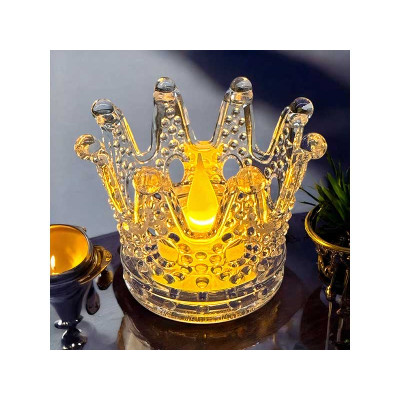 Crown-type LED candle